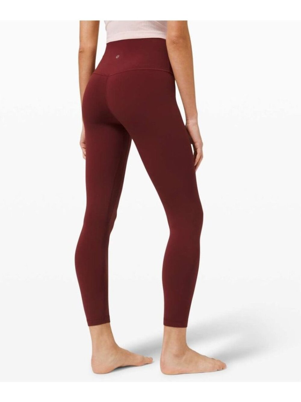 Lululemon Align High-Rise Pant II 6 Red Merlot 25" Black HR Legging Like New